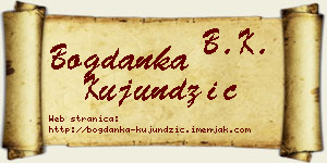Bogdanka Kujundžić vizit kartica